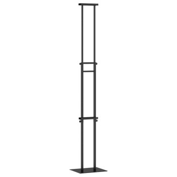 Kiállító állvány fekete 30 x 23,5 x 210 cm acél