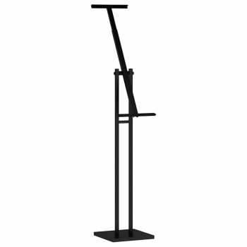 Kiállító állvány fekete 26,5 x 26,5 x 150 cm acél