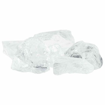 Kerti kövek fehér 12 cm üveg