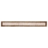 Szőnyeg futó marsa fekete 50 x 400 cm poliészter és pvc Szőnyeg futó marsa fekete 50 x 400 cm poliészter és pvc