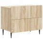 Éjjeliszekrény sonoma tölgy 62 x 34,5 x 49,5 cm szerelt fa