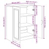 Széf antik fa 66 x 34,5 x 87 cm szerelt fa