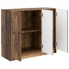 Széf antik fa 89 x 34,5 x 77 cm szerelt fa