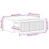 Éjjeliszekrény fiókkal 2 pcs magasfényű fehér 49 x 34,5 x 20 cm