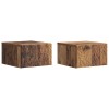 Fali éjjeli szekrény 2 pcs antik fa 49 x 34,5 x 20 cm