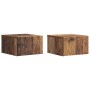 Fali éjjeli szekrény 2 pcs antik fa 49 x 34,5 x 20 cm