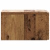 Fali éjjeli szekrény 2 pcs antik fa 49 x 34,5 x 20 cm
