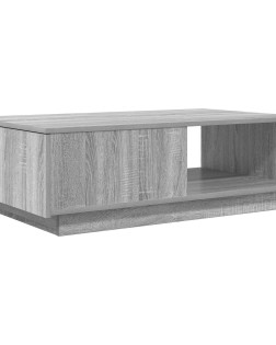 Dohányzóasztal fiókkal szürke sonoma 95 x 55 x 31 cm faanyag