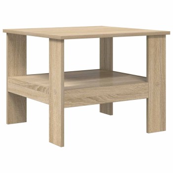 Dohányzóasztal sonoma tölgy 57 x 55 x 45 cm szerelt fa