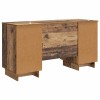 Asztal antik fa szerelt fa 142,5 x 50 x 75 cm