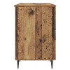 Asztal polcokkal ajtóval antik fa 142,5 x 50 x 75 cm szerelt fa