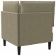 Sarok sofa tárolóval khaki bársony
