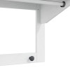 Kabáthorog hill fehér és mézbarna 90 x 35 x 41.5 cm tömör fenyő