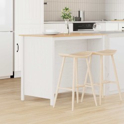 Konyhai szigetek hill fehér 112 x 66 x 90 cm tömör fenyő