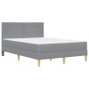 Ágykeret ágykeret világosszürke 120 x 190 cm poliészter