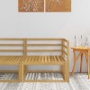 Külső sarokkanapé fehér 83 x 83 x 73 cm