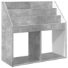 Gyerek könyvespolc beton szürke 72,5 x 29,5 x 69 cm faanyag