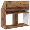 Gyerek könyvespolc öreg fa 72,5 x 29,5 x 69 cm faanyag