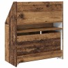 Gyerek könyvespolc fiókkal öreg fa 60 x 29,5 x 69 cm faanyag