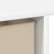 Asztal fiókkal polcokkal fehér 100 x 40 x 75 cm faanyag