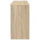 Asztal fiókkal polcokkal sonoma tölgy 100 x 40 x 75 cm faanyag