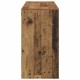 Asztal fiókkal polcokkal öreg fa 100 x 40 x 75 cm faanyag