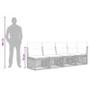 4 férőhelyes kanapé bal oldali karfával 4 pcs 4-ülőhelyek száma
