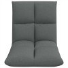 Állítható padló szék sötétszürke szövet