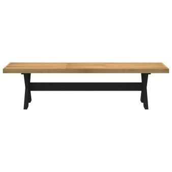 Étkező pad noain 160 x 41 x 45 cm tömör fenyő természetes