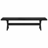 Étkező pad noain 160 x 41 x 45 cm tömör fenyő fekete Étkező pad noain 160 x 41 x 45 cm tömör fenyő fekete