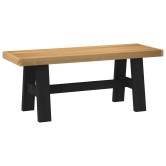 Étkező pad noain 120 x 41 x 45 cm tömör fenyő természetes
