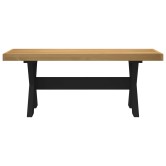Étkező pad noain 120 x 41 x 45 cm tömör fenyő természetes
