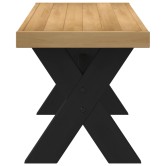 Étkező pad noain 120 x 41 x 45 cm tömör fenyő természetes
