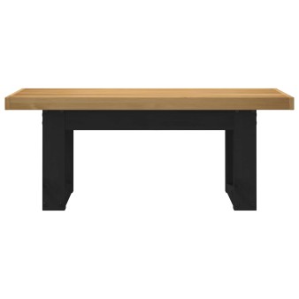 Étkező pad noain 120 x 41 x 45 cm tömör fenyő természetes