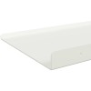 Lebegő polc 2 db fehér 60 x 18 x 2,5 cm acél
