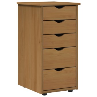 Cabinet méz barna 34 x 39 x 61,5 cm tömör fenyőfa
