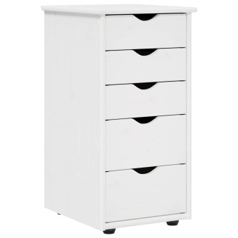 Cabinet fehér 34 x 39 x 61,5 cm tömör fenyőfa