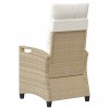 Kerti szék 2 pcs beige és krém 56 x 60 x 112 cm