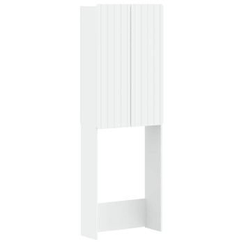 Wc szekrény zwolle fehér 66 x 25,5 x 190 cm szerelt fa