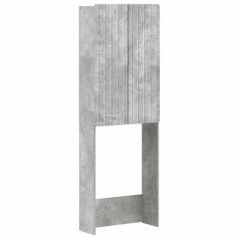 Wc szekrény zwolle betonszürke 66 x 25,5 x 190 cm szerelt fa