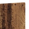Falra szerelhető fejtámla delft antik fa szerelt fa