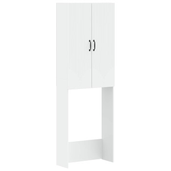 Wc szekrény hoorn fehér 66 x 25,5 x 190 cm szerelt fa
