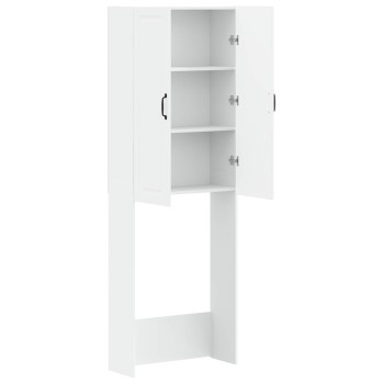 Wc szekrény utrecht fehér 66 x 25,5 x 190 cm szerelt fa