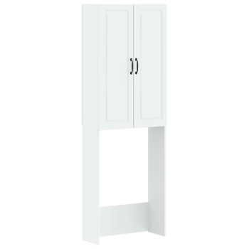Wc szekrény utrecht fehér 66 x 25,5 x 190 cm szerelt fa