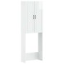Wc szekrény utrecht magasfényű fehér 66 x 25,5 x 190 cm