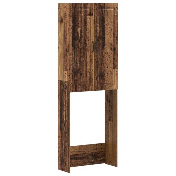 Wc szekrény utrecht antik fa 66 x 25,5 x 190 cm szerelt fa