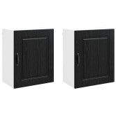 Mosogatógép panel kalmar 2 pcs fekete tölgy 50 x 31 x 60 cm