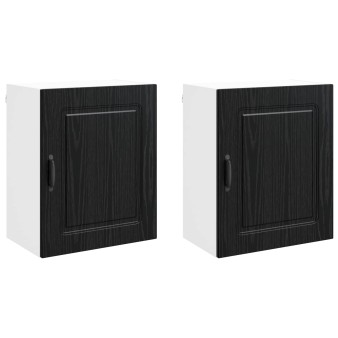 Mosogatógép panel kalmar 2 pcs fekete tölgy 50 x 31 x 60 cm