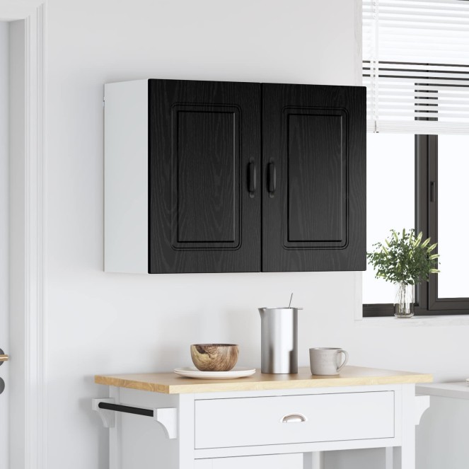 Mosogatógép panel kalmar fekete tölgy 80 x 31 x 60 cm faanyag