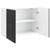 Mosogatógép panel kalmar fekete tölgy 80 x 31 x 60 cm faanyag